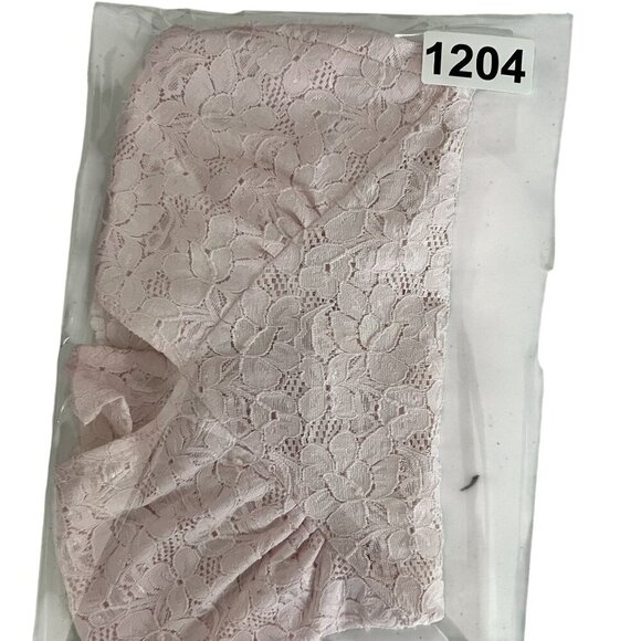 Y2K Wild Cat Women S Lace Halter Top Babydoll Pink Floral Diva Princess Stretchy - Picture 14 of 14